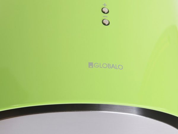 Kolorowe okapy kuchenne GLOBALO Cylindro Isola 39.3 green